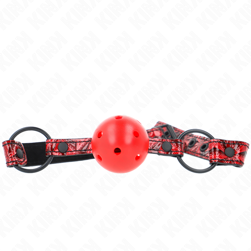 KINK knebel kulowy we wzór rombów, 4,5 cm, model 1, 64,5 cm, regulowany w zakresie 42–60 cm