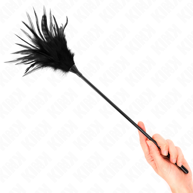 KINK Multiple Black Tickle Feathers, łaskotka z piór, 45 cm
