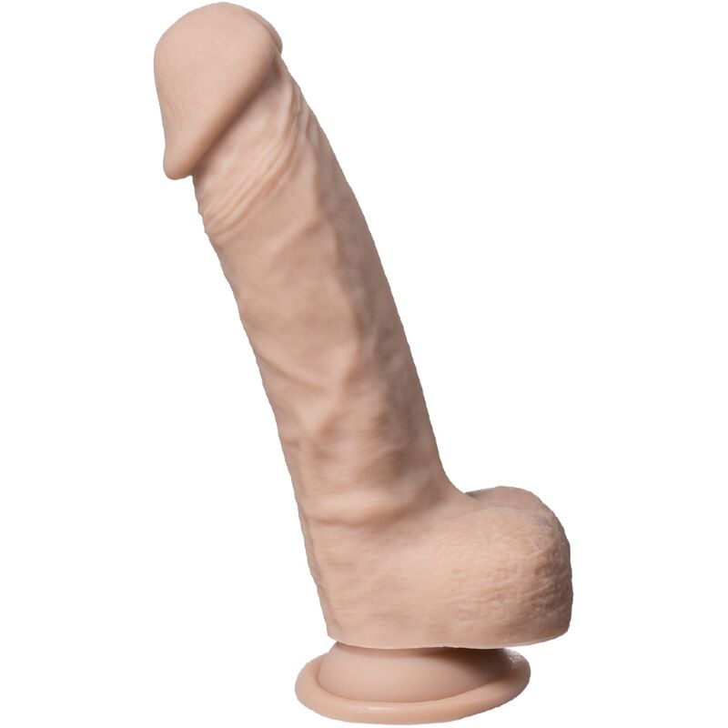 Realistyczny dildo silikonowy z przyssawką dla intensywnych doznań SILEXD