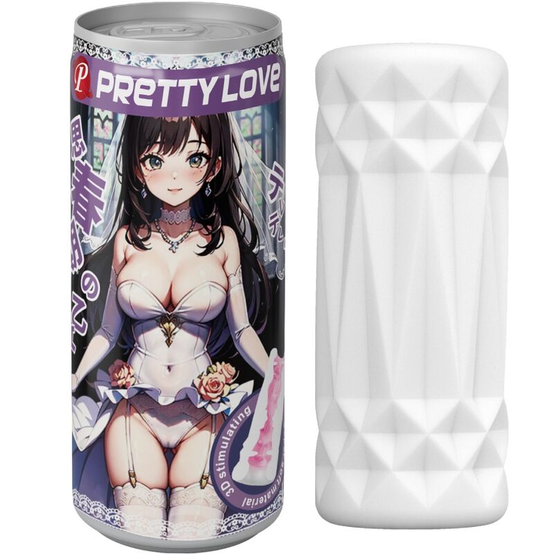 Masturbator Pretty Love w kształcie puszki, model 2