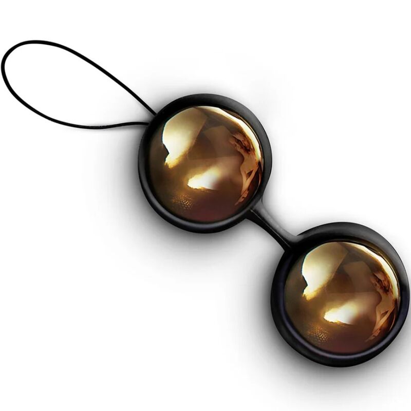 Kulki gejszy LELO LUNA BEADS ze złotą powłoką 20-karatową