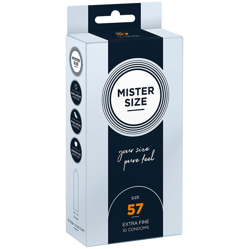 Kondomy MISTER SIZE L 57 mm, 10 sztuk