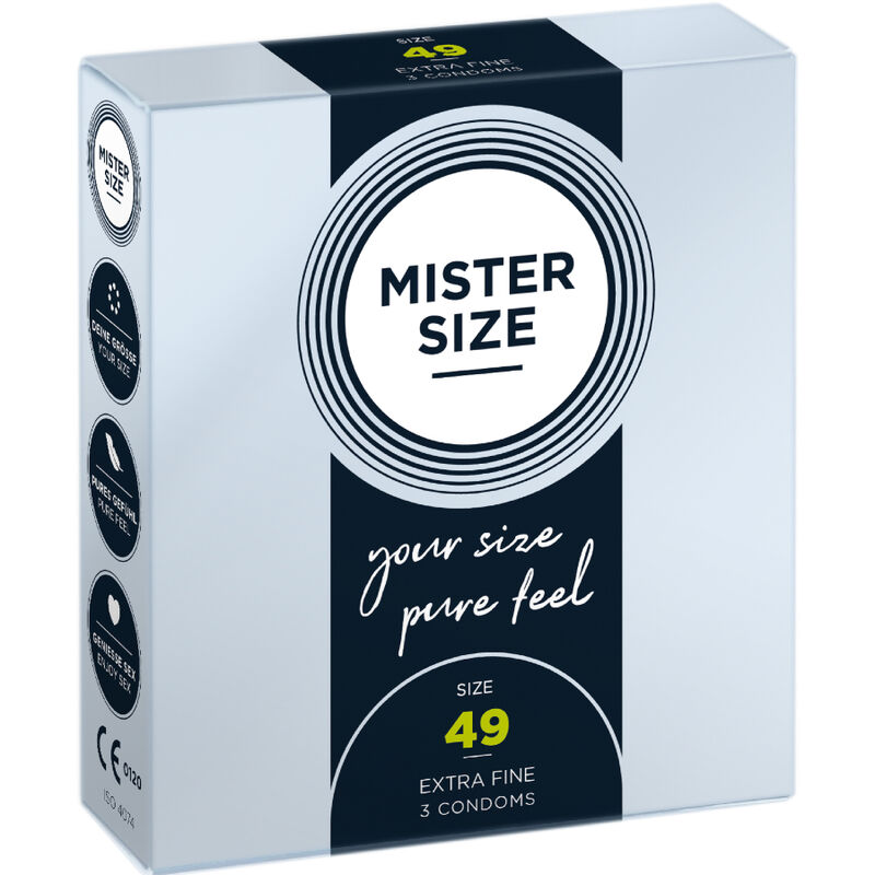 Prezerwatywy MISTER SIZE S, 49 mm, 3 sztuki