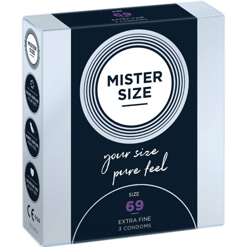 Prezerwatywy MISTER SIZE XXXL, 69 mm, 3 sztuki