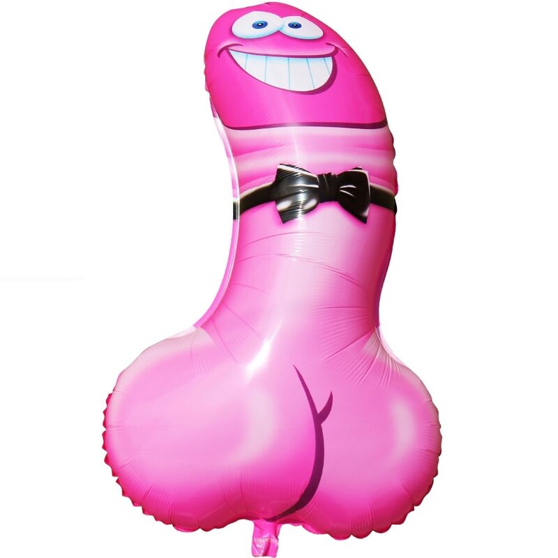 DIABLO PICANTE Różowy balon w kształcie penisa, 90 cm