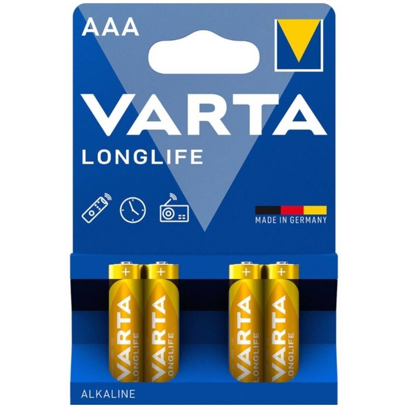 Baterie AAA LR03 alkaliczne, trwałe źródło energii na co dzień i w nagłych sytuacjach VARTA