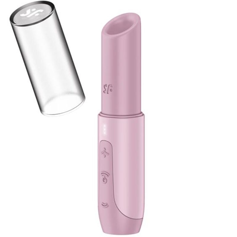 Stymulator łechtaczki Satisfyer Secret Kiss Wave w różowym kolorze