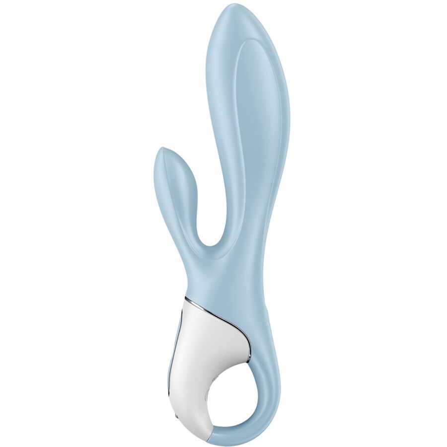 Satisfyer Air Pump Bunny 1, wibrator typu rabbit, niebieski