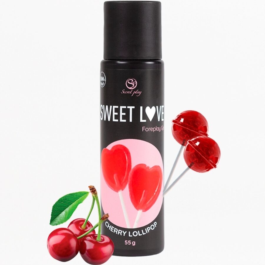 Lubrykant Secretplay Sweet Love o smaku wiśniowym, 60 ml