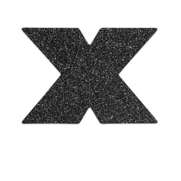 Bijoux Indiscrets Flash Cross czarne osłonki na sutki