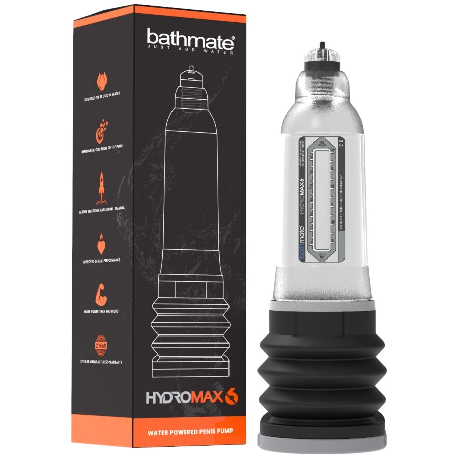 BATHMATE Hydromax 6 Clear pompka próżniowa do penisa