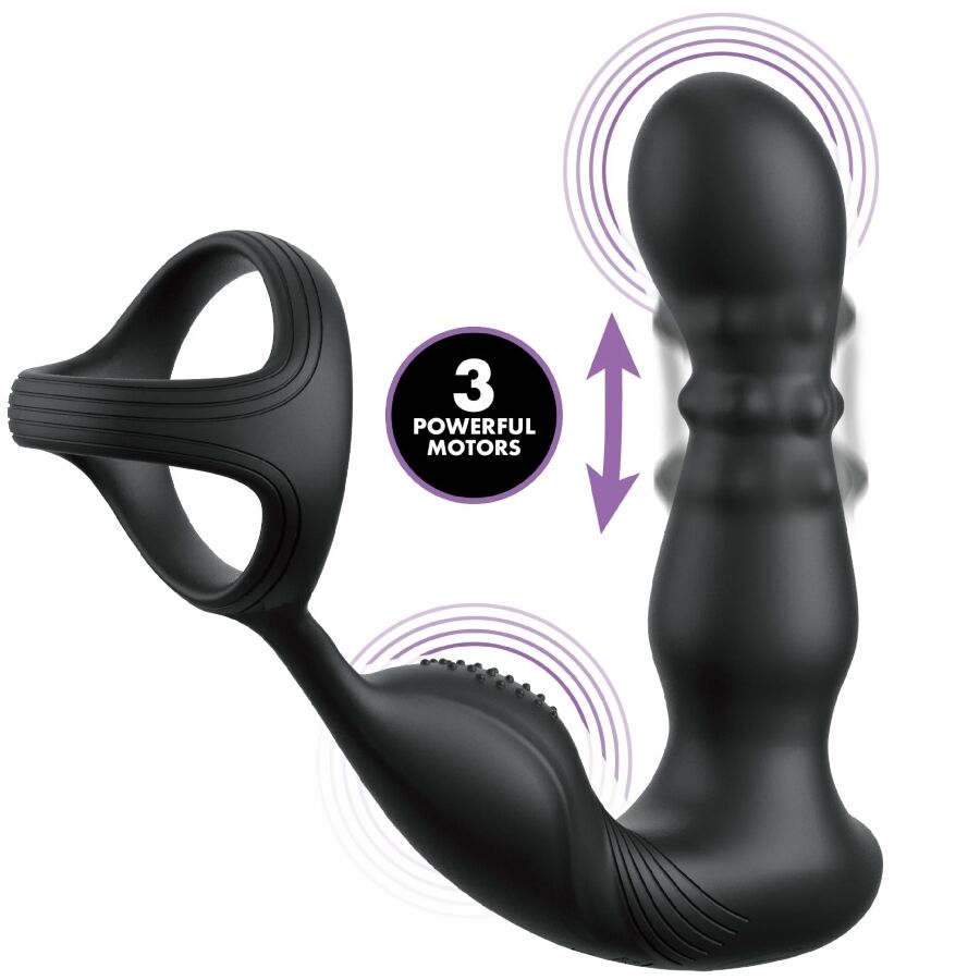 Anal Fantasy Elite Ass Gasm Slide & Glide wibrator analny z pilotem