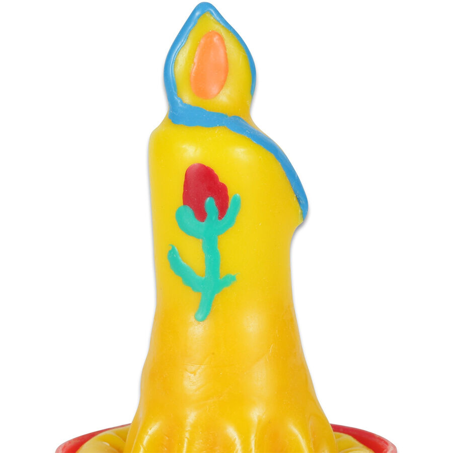 Ręcznie malowana prezerwatywa novelty CONDOMERIE w kształcie świecy