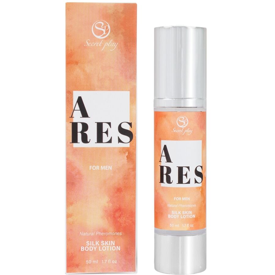 Męski balsam do ciała SECRETPLAY Ares Silk Skin, 50 ml