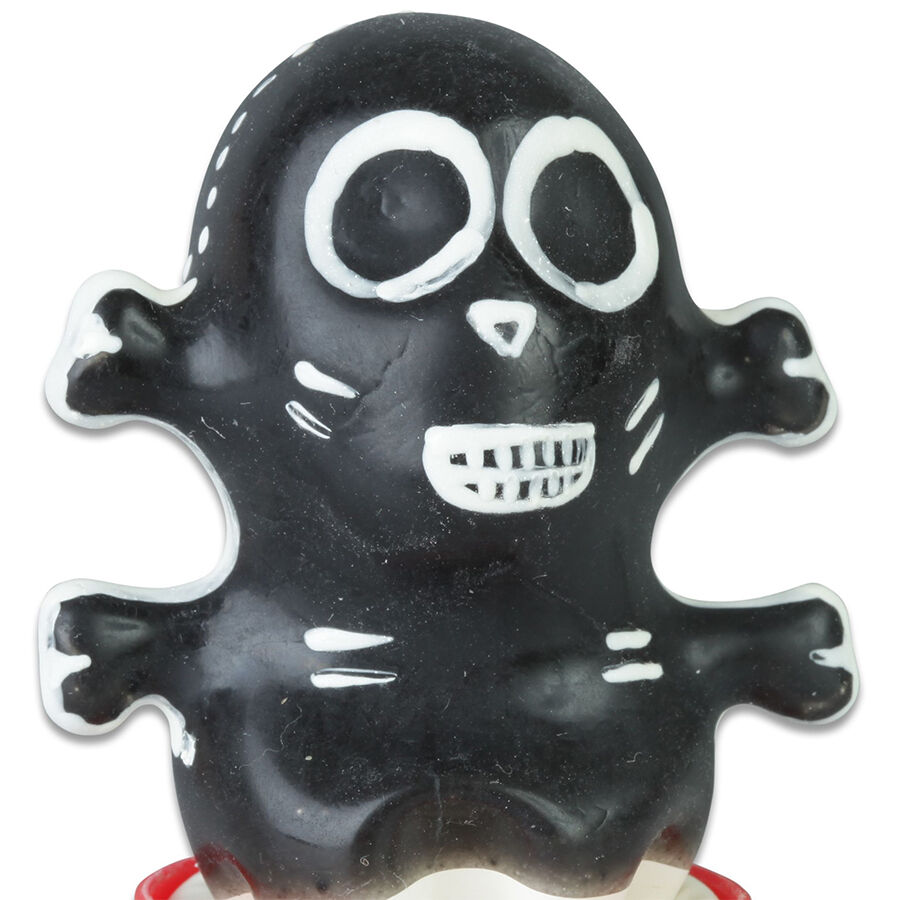 CONDOMERIE Skull Black Model 1, ręcznie malowany prezent erotyczny