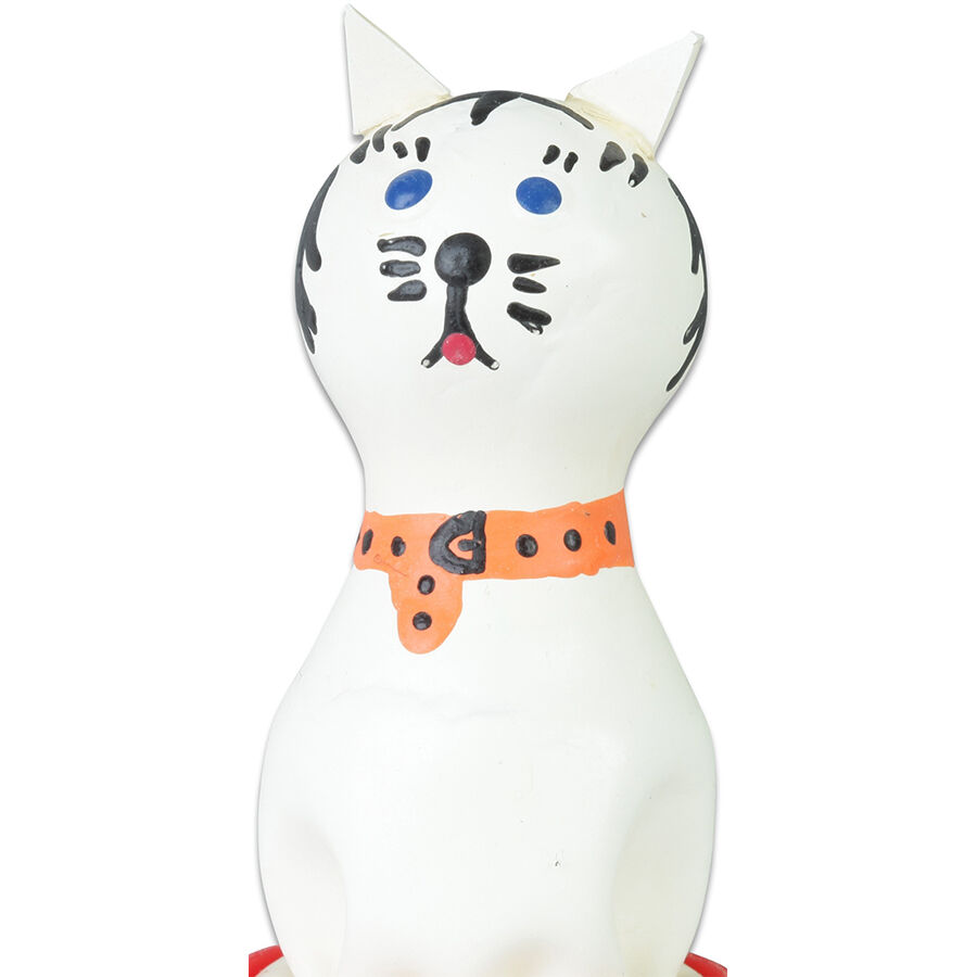 CONDOMERIE Cat White, ręcznie malowany upominek erotyczny