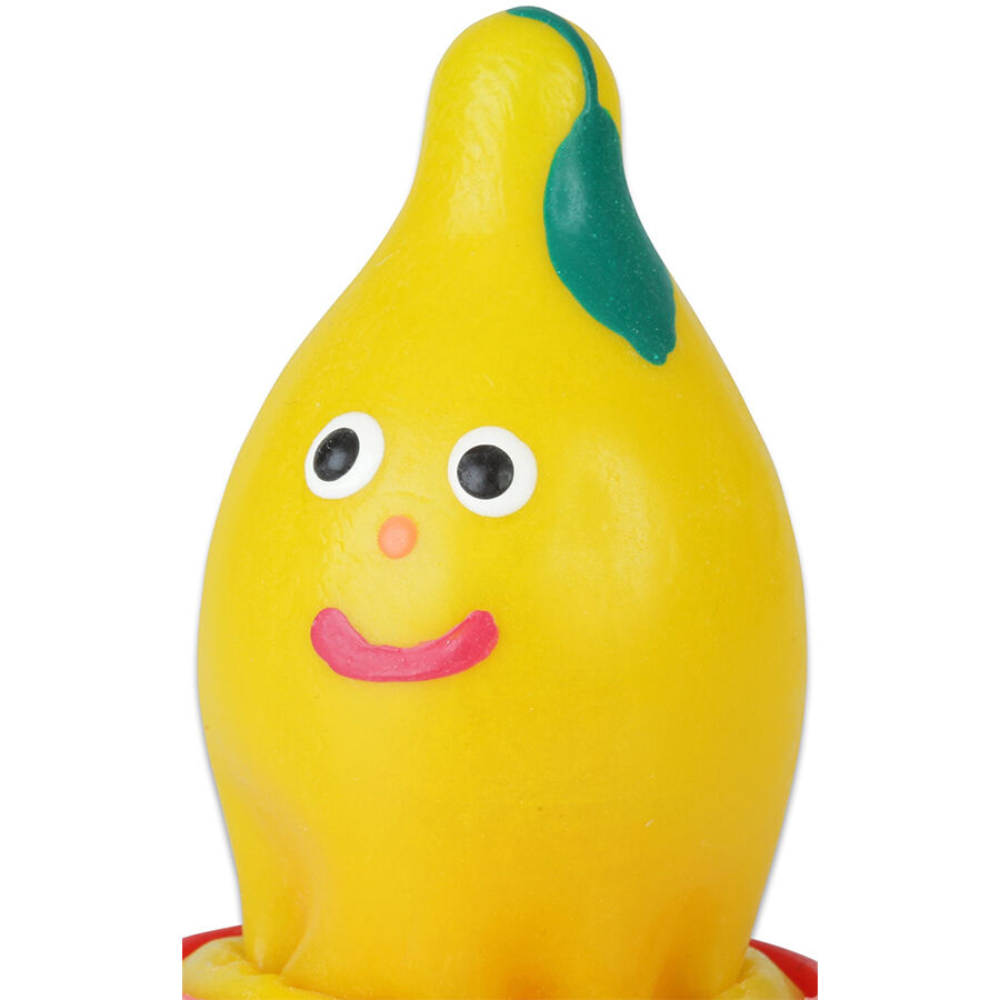 CONDOMERIE Lemon, ręcznie malowany zabawny prezent erotyczny