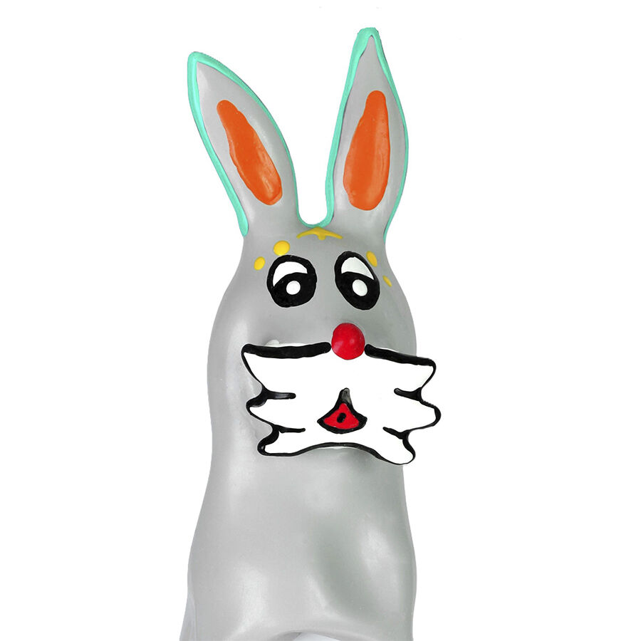CONDOMERIE Bunny XL, ręcznie malowany prezent erotyczny