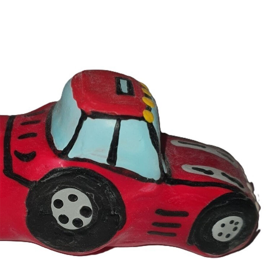 CONDOMERIE Ręcznie malowany gadżet novelty Prezent traktor, czerwony, XL
