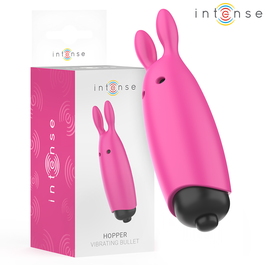 Miniwibrator INTENSE Hopper, różowy, 8,3 cm