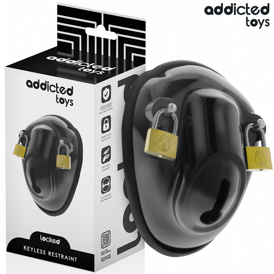 ADDICTED TOYS LOCKED Peniskäfig Shell, 11,5 cm