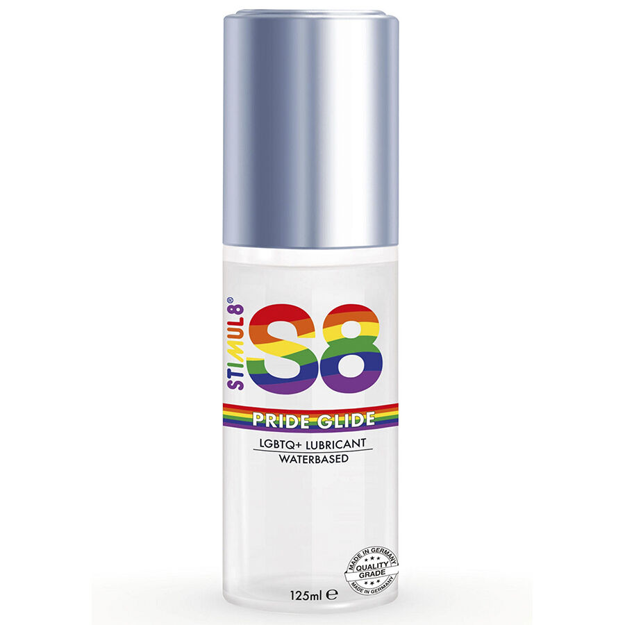 Żel na bazie wody STIMUL8 S8 Glide Pride, 125 ml