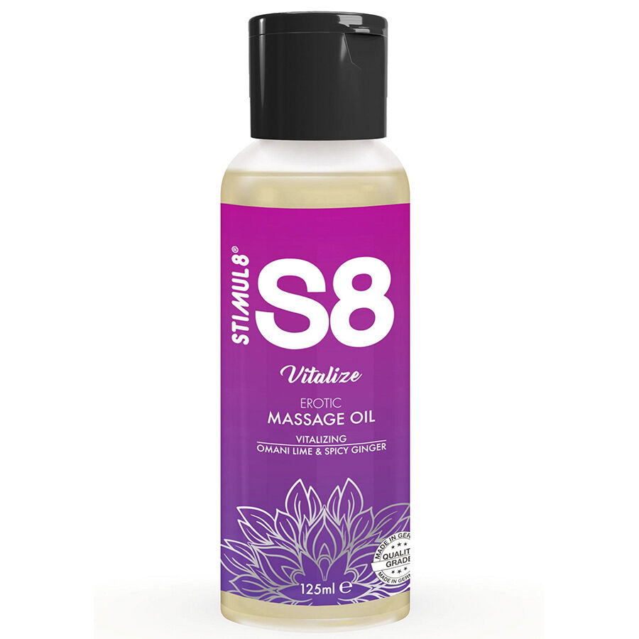 STIMUL8 S8 Vitalize Lime olejek do masażu 125 ml