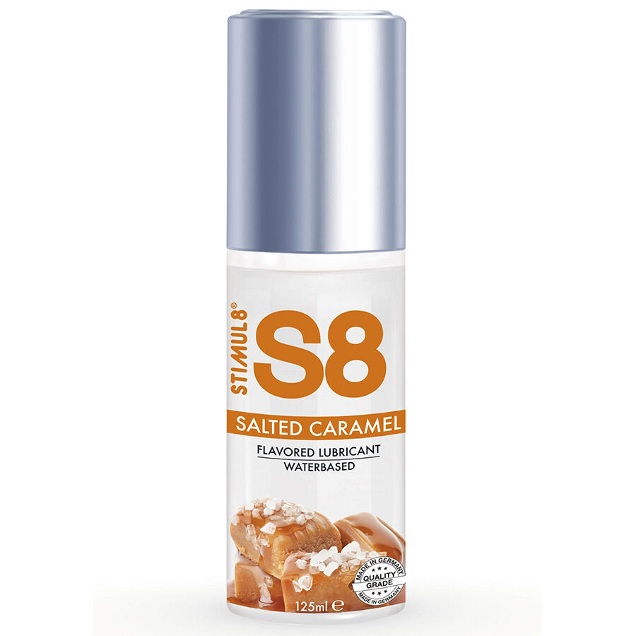 Lubrykant smakowy STIMUL8 S8, słony karmel, 125 ml