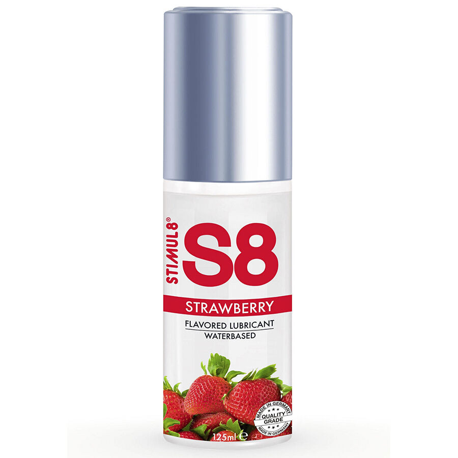 Żel intymny STIMUL8 S8 o smaku truskawkowym, 125 ml