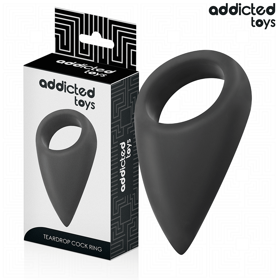 Pierścień erekcyjny Addicted Toys bez wibracji w kształcie kropli