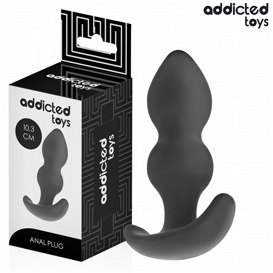ADDICTED TOYS korek analny z silikonu, rozmiar S, 10,3 cm