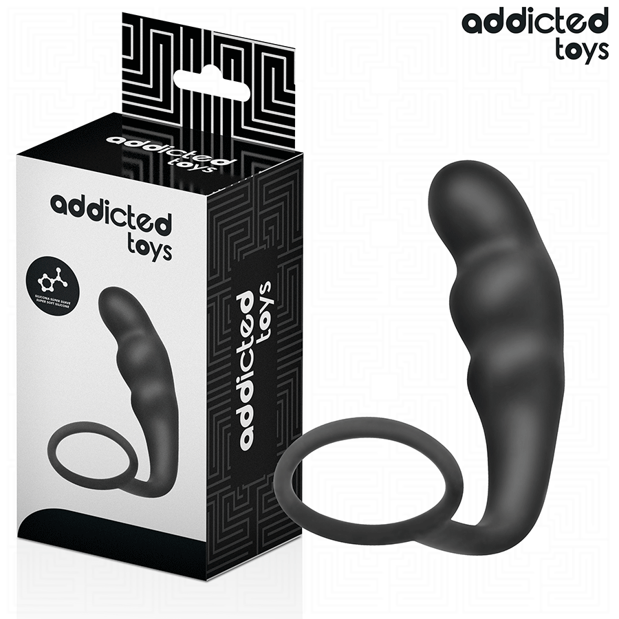 ADDICTED TOYS Model 4 korek analny z pierścieniem na jądra