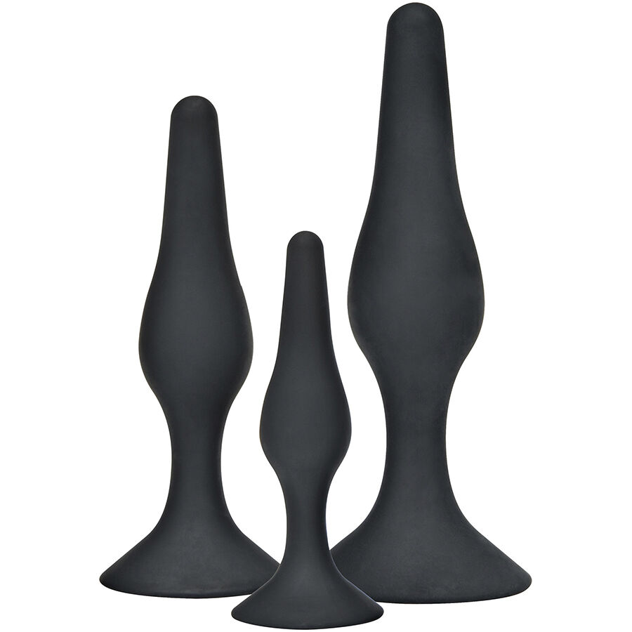 Zestaw TOYJOY Curvy Companions z 3 korkami analnymi