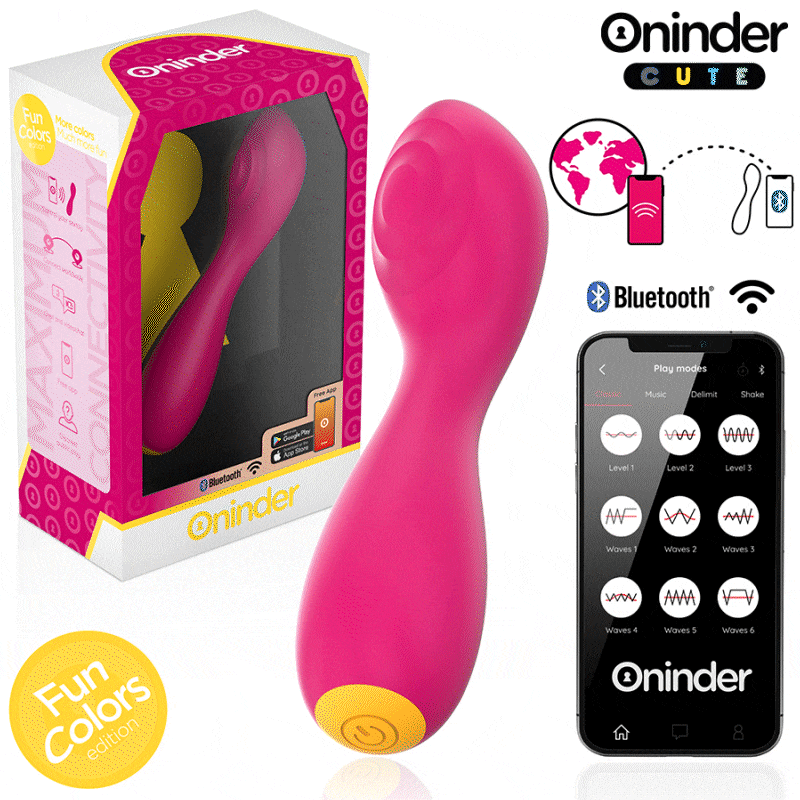 ONINDER CUTE Love Buddy Master wibrator sterowany aplikacją z funkcją pulsacji
