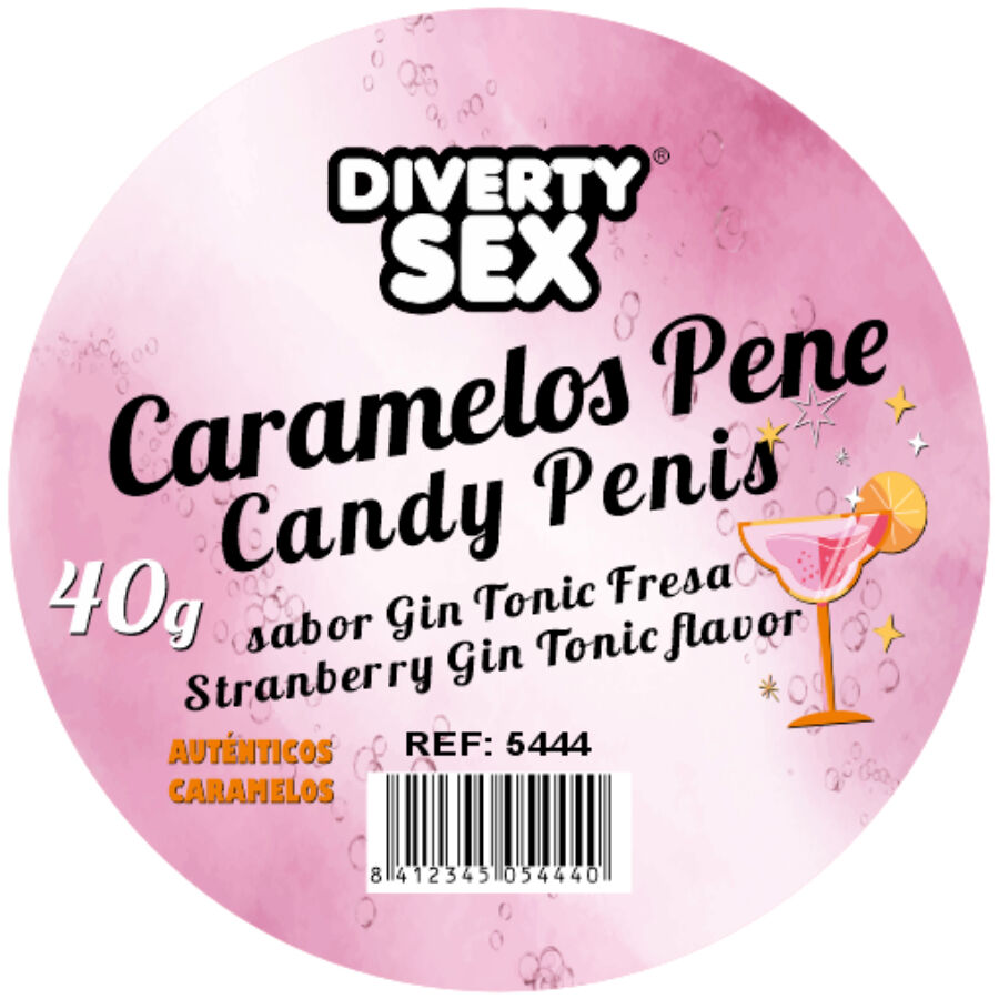 Cukierki DIABLO PICANTE o smaku ginu z tonikiem, zabawny prezent erotyczny