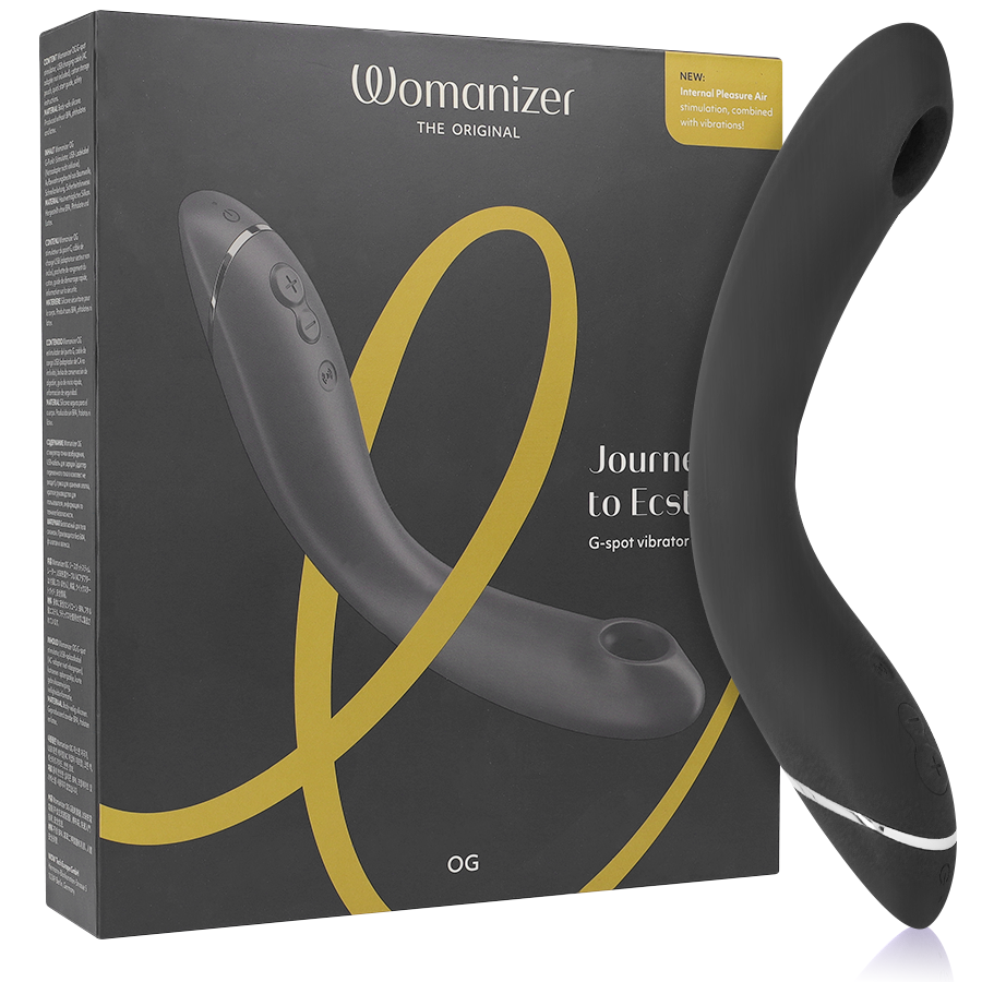Womanizer OG wibrator do punktu G z falami powietrza Slate