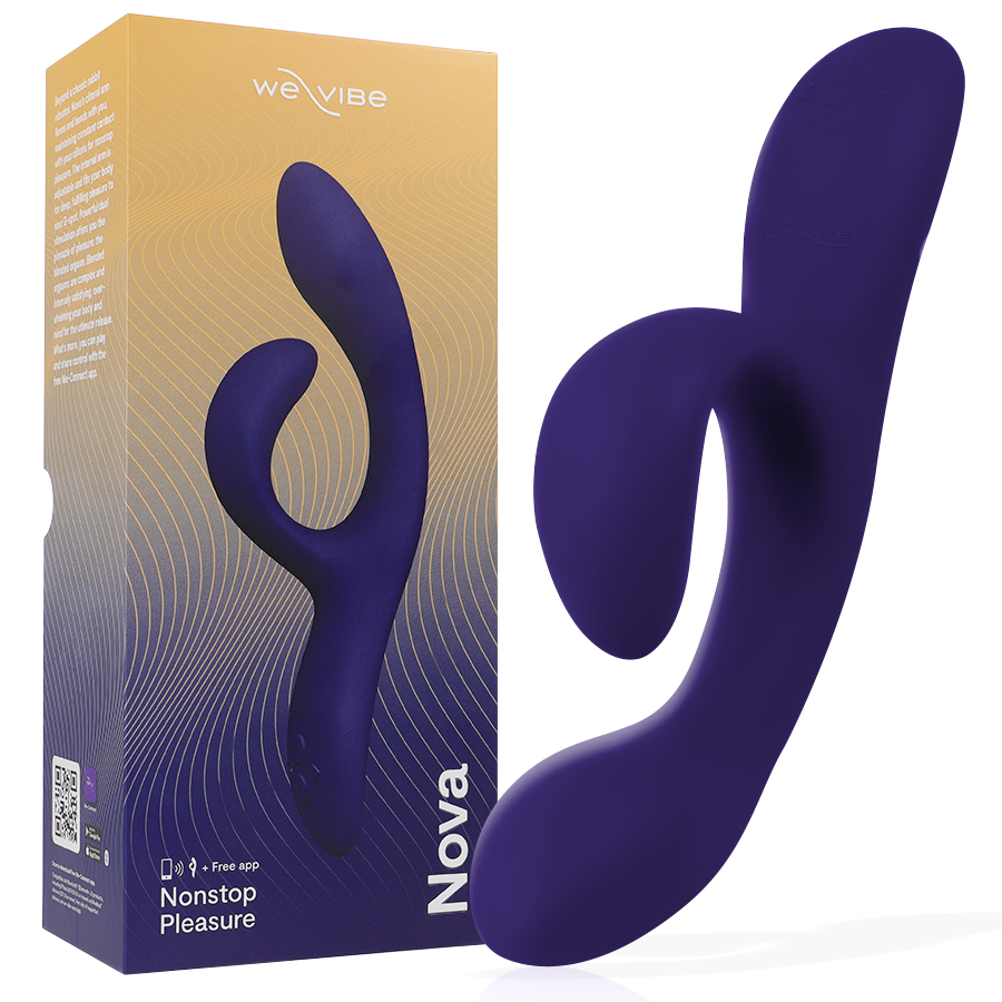 Wibrator We-Vibe Nova 3 sterowany aplikacją, typu rabbit, Midnight Blue