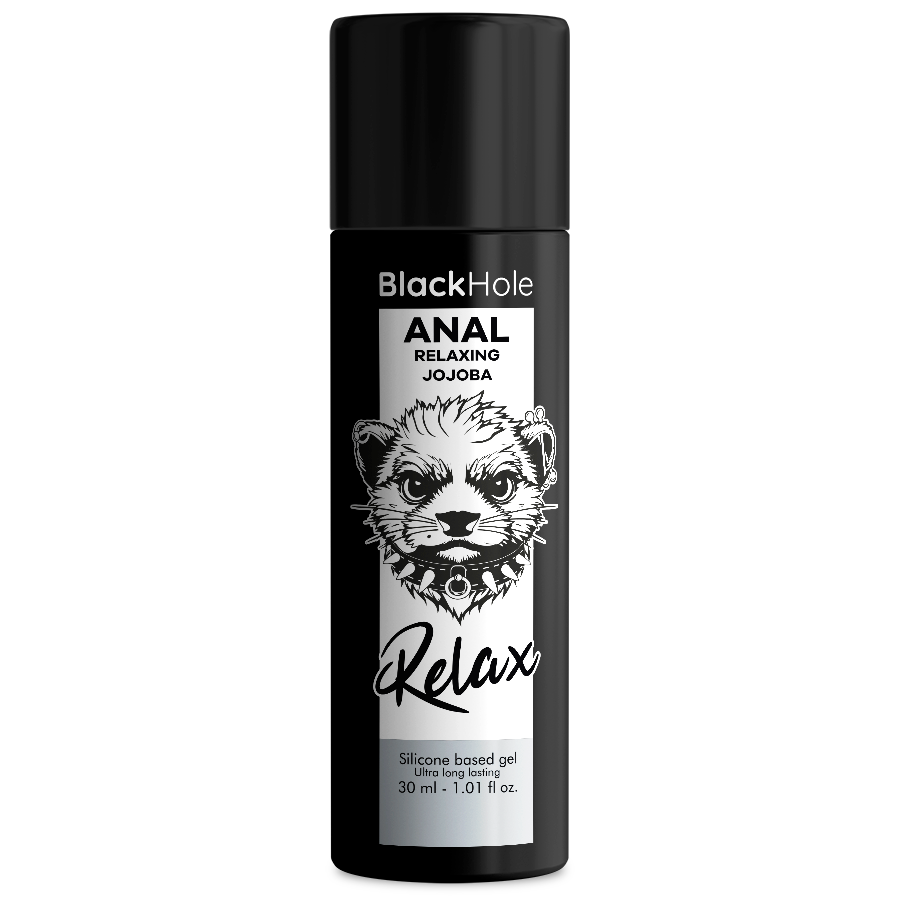 Black Hole Anal Relaxing silikonowy lubrykant z olejem jojoba, 30 ml