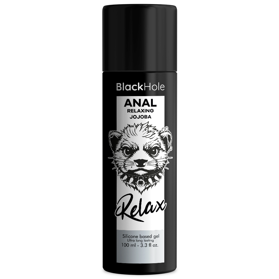 BLACK HOLE Anal Relaxing silikonowy żel nawilżający do seksu analnego z olejem jojoba 100 ml