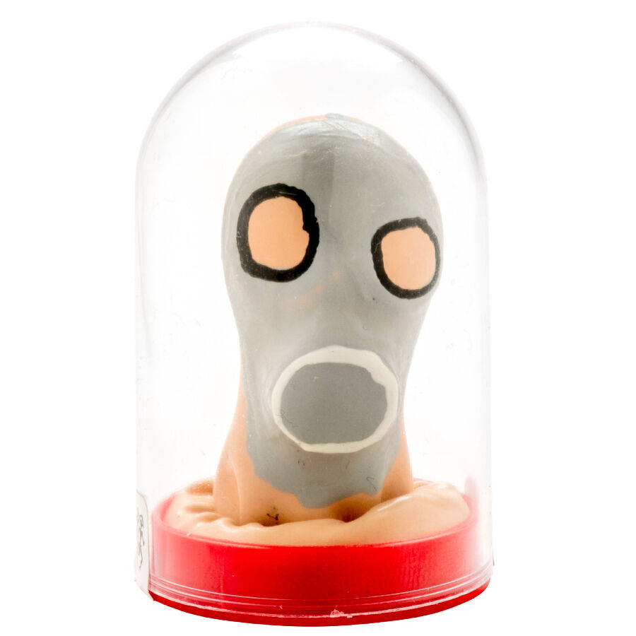 CONDOMERIE Gas Mask, ręcznie malowany prezent erotyczny