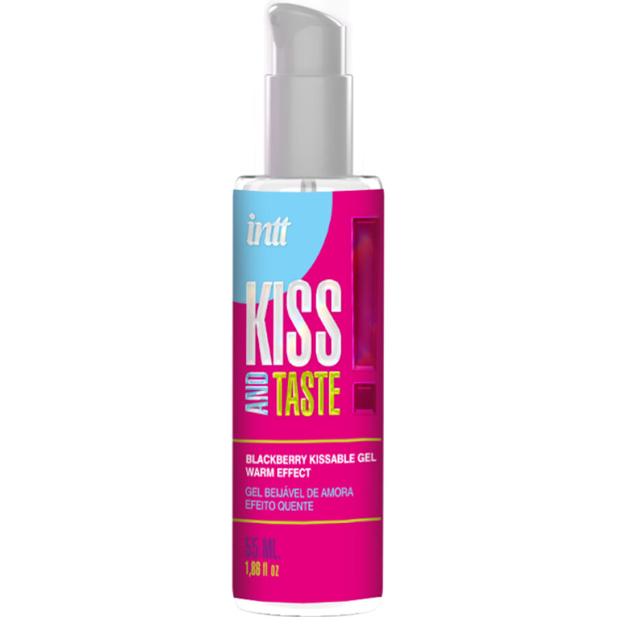 Rozgrzewający żel intymny INTT RELEASES o smaku jeżynowym, 55 ml