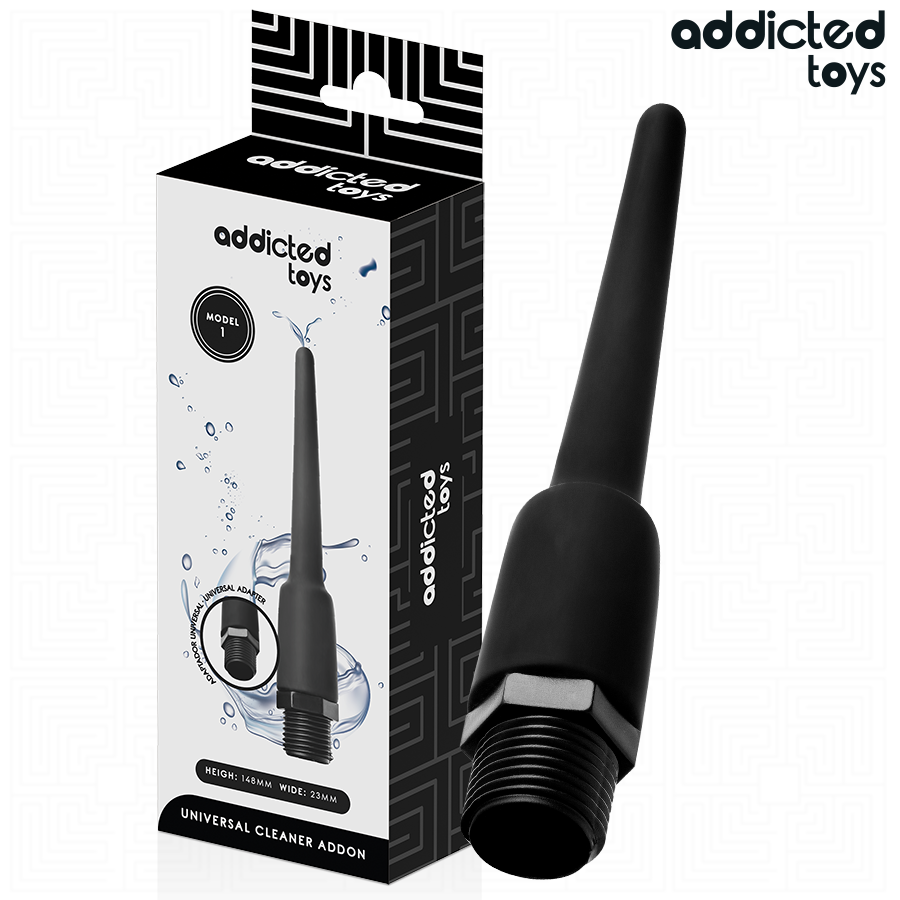 Addicted Toys Model 1 do higieny analnej z uniwersalnym adapterem