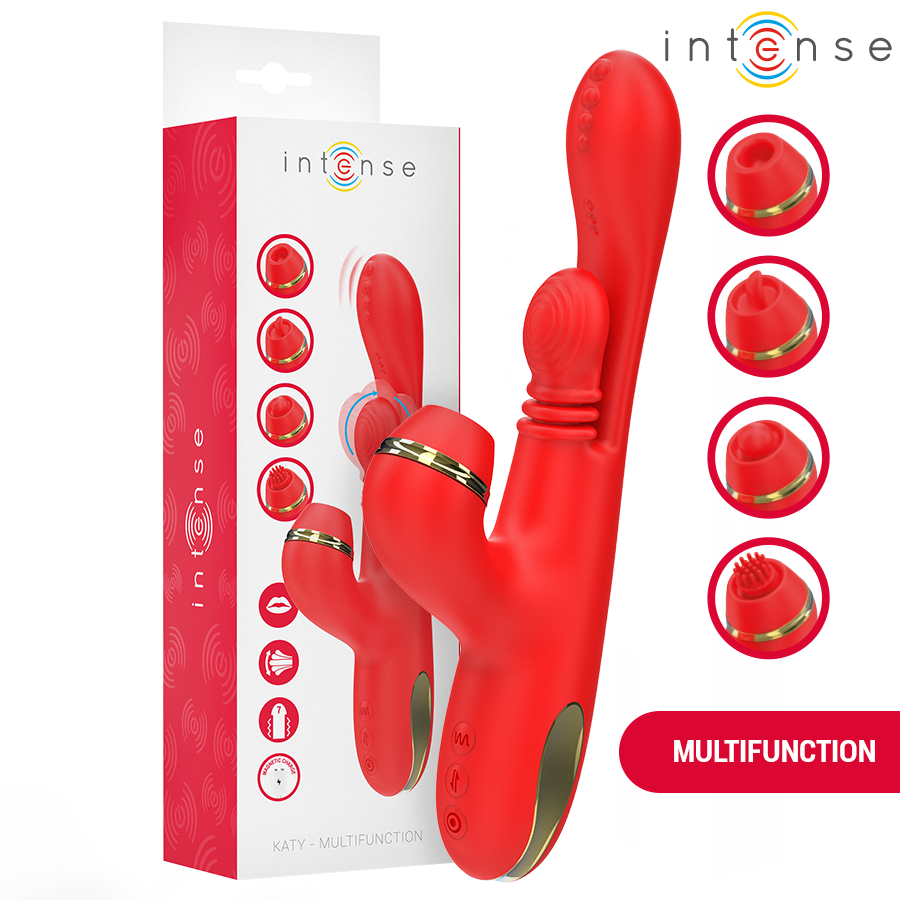 Stymulator łechtaczki INTENSE Katy z 4 końcówkami