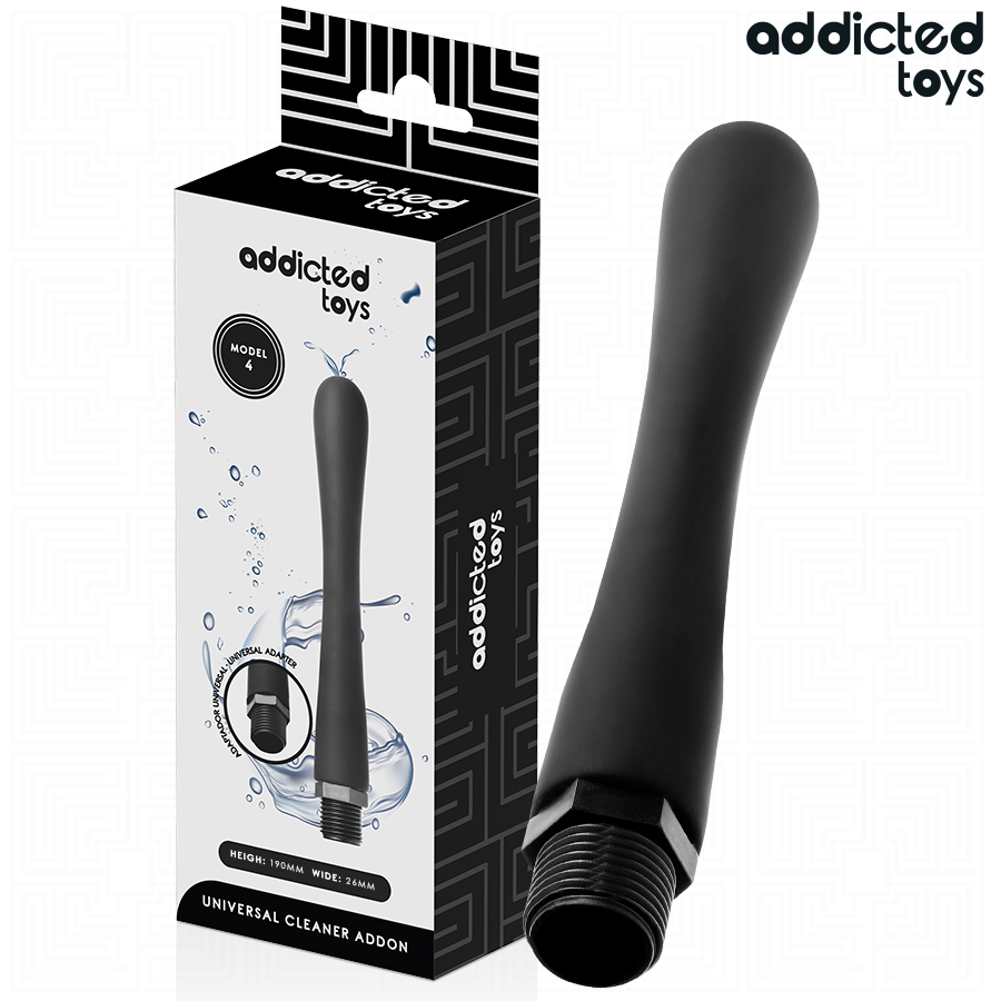 Addicted Toys Model 4 do płukania odbytu z uniwersalnym adapterem