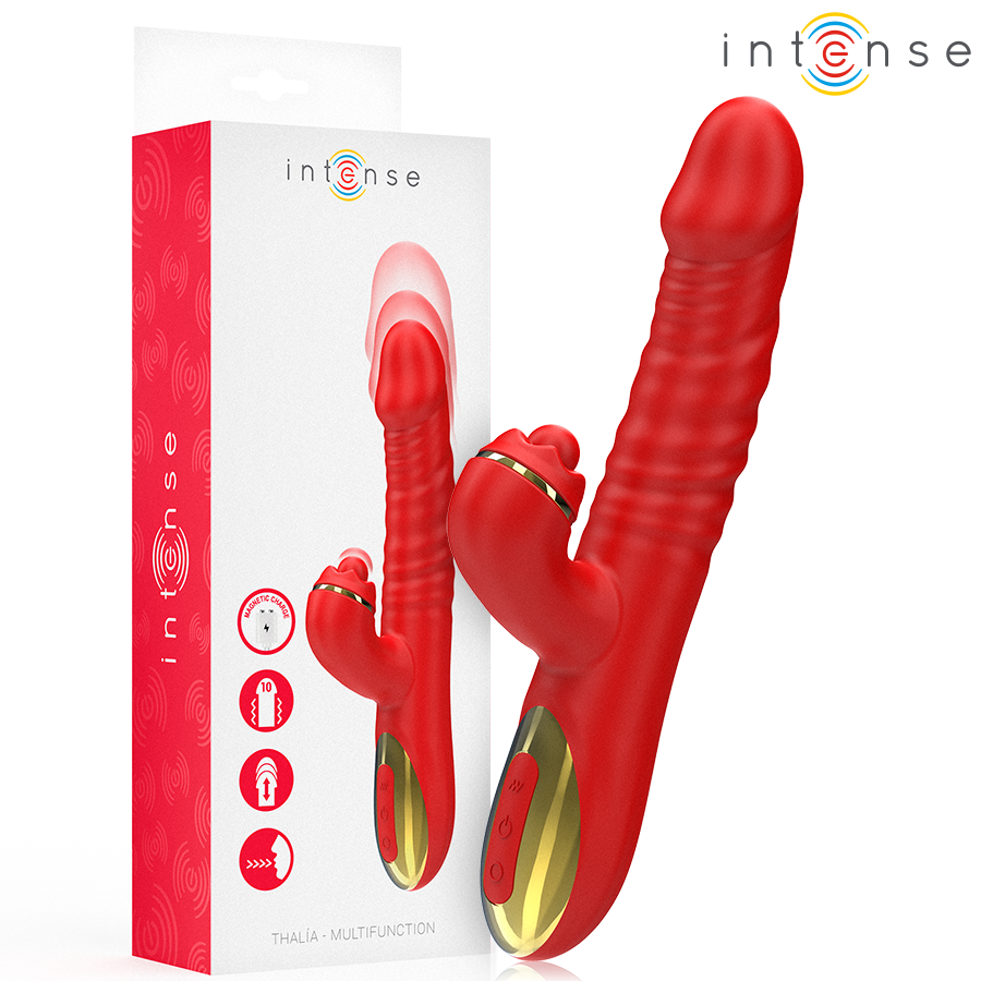 Wibrator INTENSE HIGH TECH THALIA z wibracjami i funkcją ruchu posuwistego