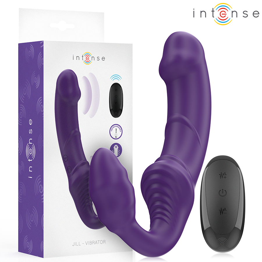 Wibrator punktu G INTENSE Jill z pilotem, 20 cm