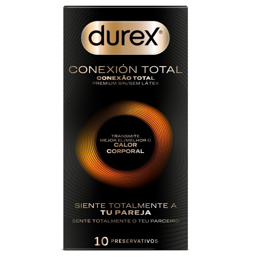 Prezerwatywy Durex Total Connection Ultra Fine Plus bez lateksu, 10 sztuk