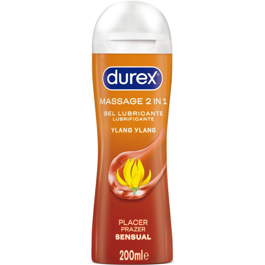 Durex Sensual żel do masażu i lubrykant z ylang ylang, 200 ml