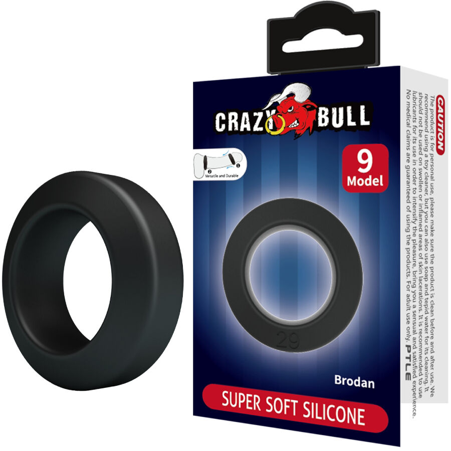 Crazy Bull Brodan Model 9 regulowany pierścień erekcyjny bez wibracji