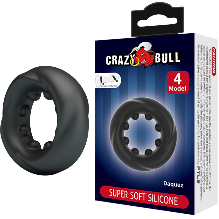 Crazy Bull Daquez Model 4 regulowany pierścień na penisa bez wibracji